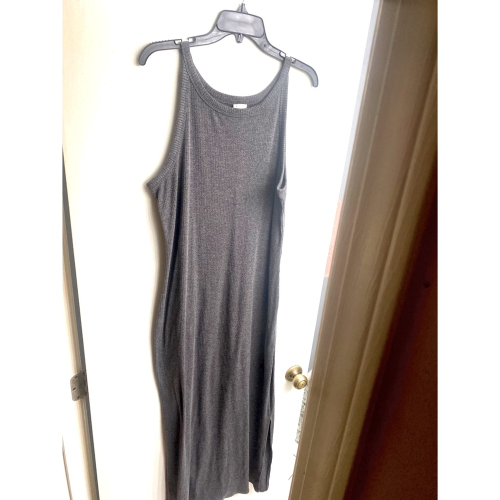 a new day Gray Sweater Style Halter Maxi